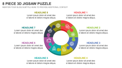 8 Piece 3D Jigsaw Puzzle PPT Slide 1