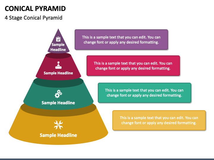 Conical Pyramid PPT Slide 1