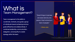 Effective Team Management PPT Slide 2