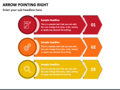 Arrow Pointing Right PowerPoint Template - PPT Slides