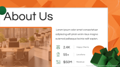 Green Orange Presentation Theme PPT Slide 3