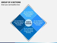Group Of 4 Sections PPT Slide 1