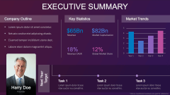 Creative Executive Summary Slide PPT Slide 1