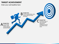Target achievement free PPT slide 1
