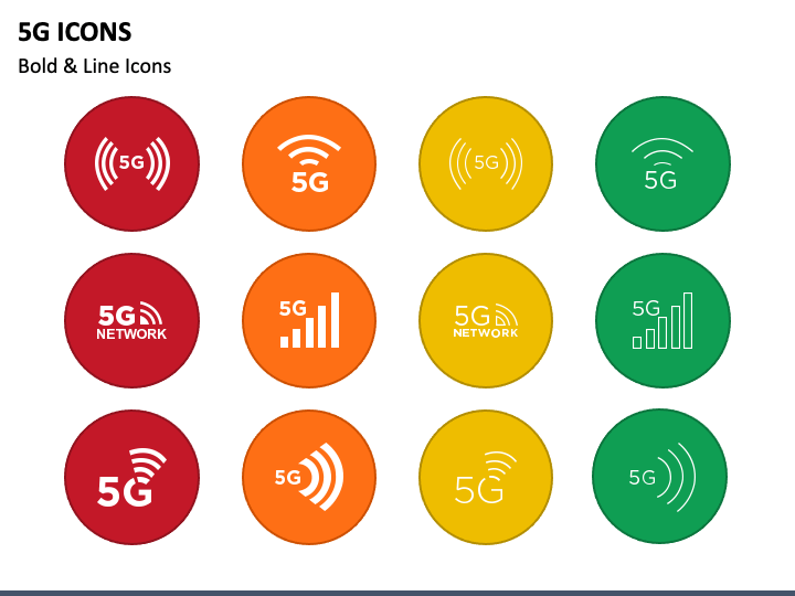 5G Icons PPT Slide 1
