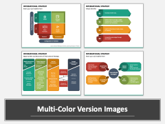 International Strategy PPT Multicolor Combined