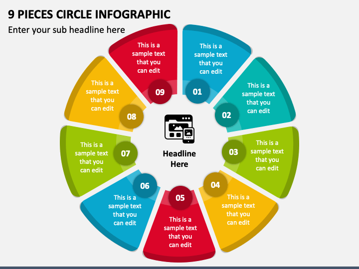 Free Puzzle infographics for Google Slides and PowerPoint