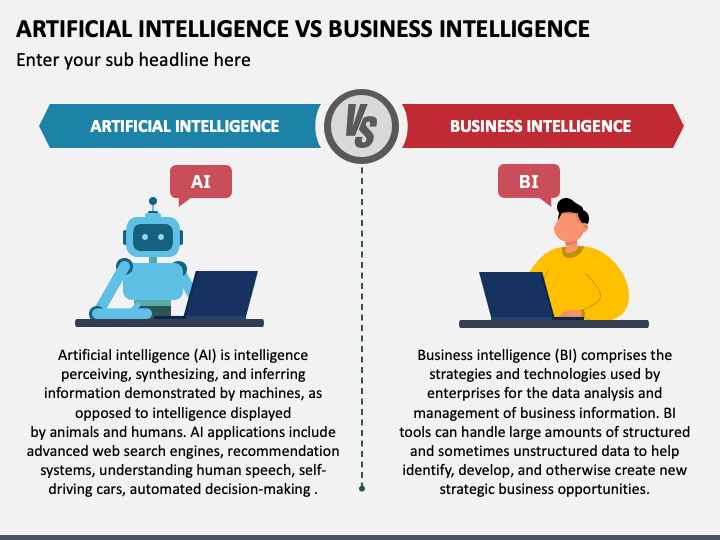 Artificial Intelligence Vs Business Intelligence PPT Slide 1