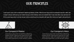 Black and White Presentation Theme PPT Slide 4