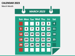 Calendar 2023 Type 2 PPT Slide 3