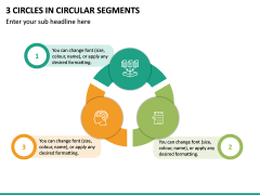 3 Circles in Circular Segments PPT Slide 2