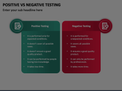 Positive Vs Negative Testing Animated Presentation - SketchBubble