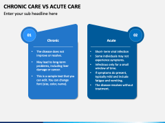 Chronic Care Vs Acute Care PowerPoint and Google Slides Template - PPT ...
