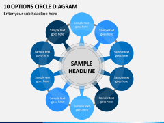 10 Options Circle Diagram PPT Slide 1