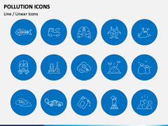 Pollution Icons PPT Slide 4