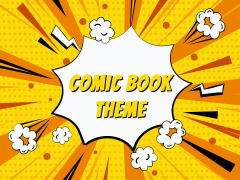 Free Comic Book Theme for PowerPoint and Google Slides