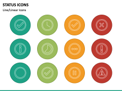 Status Icons for PowerPoint and Google Slides - PPT Slides