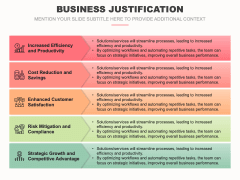 Business Justification PowerPoint and Google Slides Template - PPT Slides