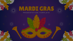 Mardi Gras Animated Presentation - SketchBubble