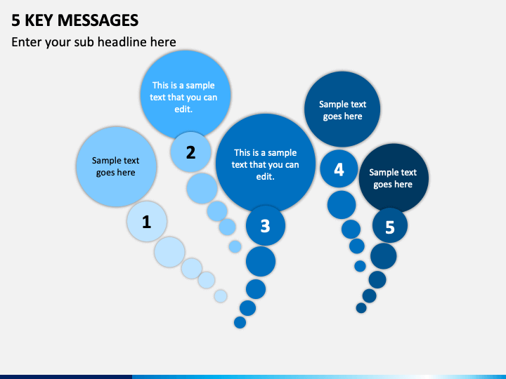 5 Key Messages PPT Slide 1