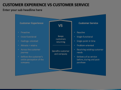 Customer Experience Vs Customer Service Animated Presentation - SketchBubble