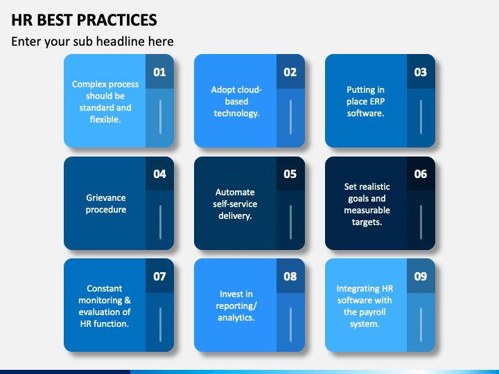 HR Best Practices PowerPoint Template PPT Slides