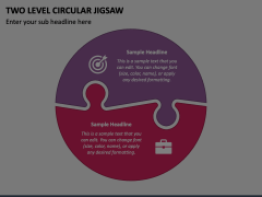 Two Level Circular Jigsaw Animated Presentation - SketchBubble