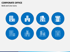 Corporate Office Icons PPT Slide 1