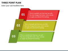 Three Point Plan Slide 1