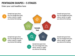 Pentagon Shapes – 5 Stages PPT Slide 2