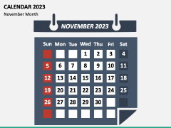 Calendar 2023 Type 2 PPT Slide 11
