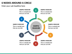 6 Nodes Around a Circle PPT Slide 2