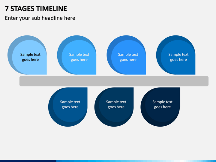 7 Stages Timeline PPT Slide 1