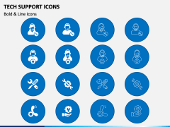 Tech Support Icons PPT Slide 2
