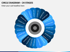 Circle Diagram - 24 Stages PPT Slide 1
