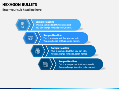 Hexagon Bullets PowerPoint and Google Slides Template - PPT Slides