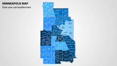 Minneapolis Map PPT Slide 1