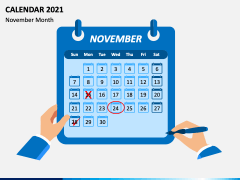 Calendar 2021 Type 1 PPT Slide 11
