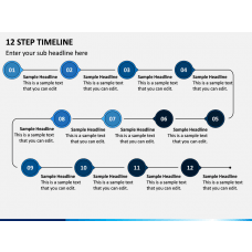 Quarterly Timeline PPT Slide | SketchBubble