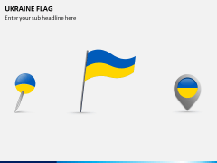 Ukraine Flag PPT Slide 1