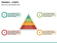 Triangle – 4 Parts PPT Slide 2
