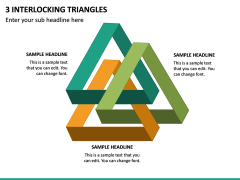 3 Interlocking Triangles PPT Slide 2