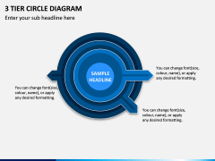 3 Tier Circle Diagram PPT Slide 1
