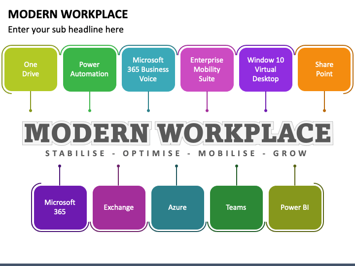 Modern Workplace PPT Slide 1