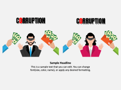 Corruption Graphics PowerPoint and Google Slides Template - PPT Slides