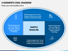 4 Segments Oval Diagram Slide 1