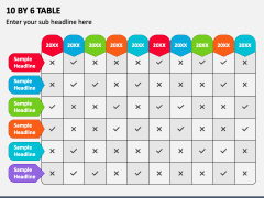 10 By 6 Table PPT Slide 1