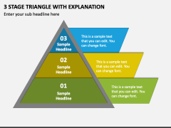 3 Stage Triangle with Explanation PPT Slide 1