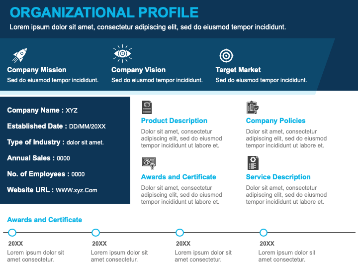 Organizational Profile PPT Slide 1