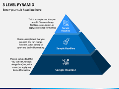 3 Level Pyramid PPT Slide 1